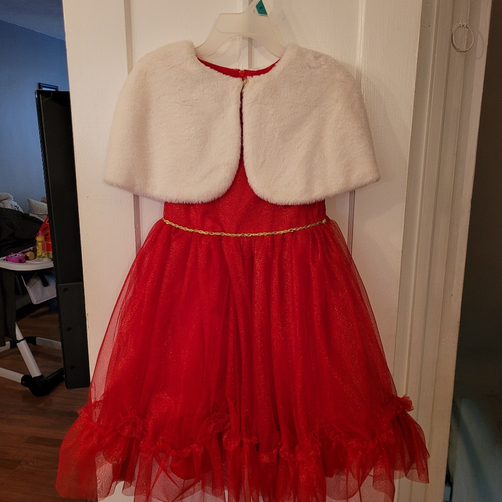 Red Gliterry Dress